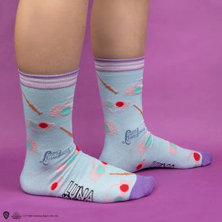 Chaussettes Luna Lovegood x3 Harry Potter - Taille 35 à 45 -  La boutique Aux 2 Balais