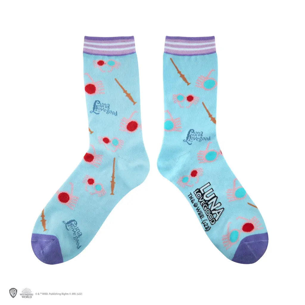 Chaussettes Luna Lovegood x3 Harry Potter - Taille 35 à 45 -  La boutique Aux 2 Balais