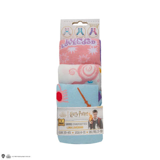 Chaussettes Luna Lovegood x3 Harry Potter - Taille 35 à 45 -  La boutique Aux 2 Balais
