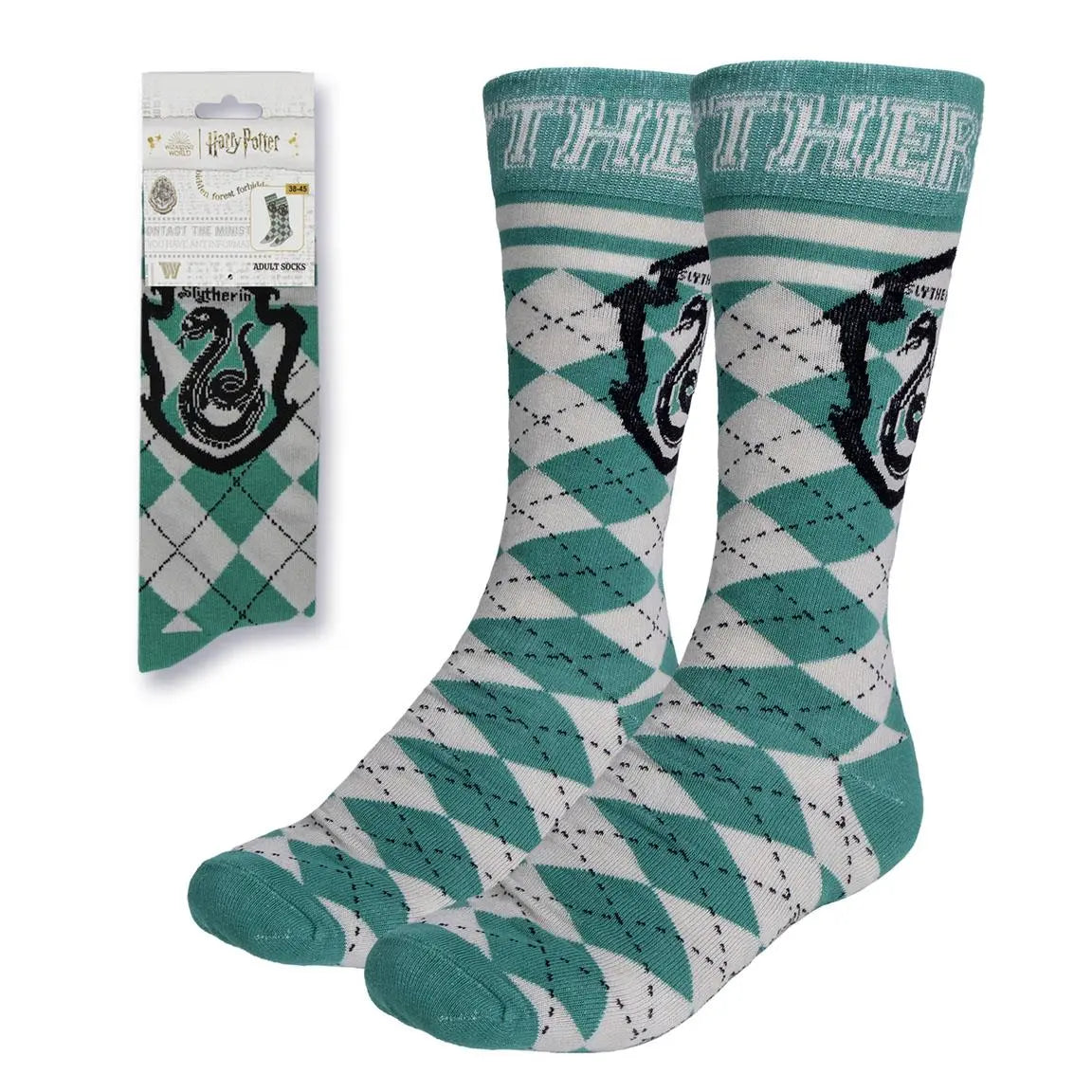 Chaussettes Serpentard Harry Potter Adulte Taille 38-45 -  La boutique Aux 2 Balais
