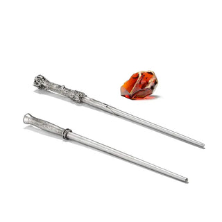 Coffret 25ème Anniversaire Harry Potter - Pierre Philosophale & 2 Baguettes -  La boutique Aux 2 Balais