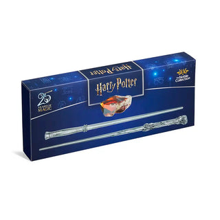 Coffret 25ème Anniversaire Harry Potter - Pierre Philosophale & 2 Baguettes