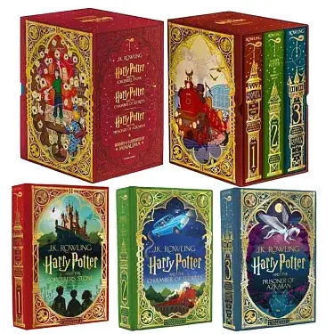 Coffret 3 Livres Harry Potter Minalima -  La boutique Aux 2 Balais