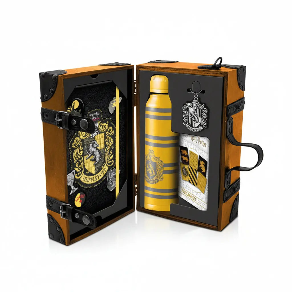 Coffret Cadeau premium Crest Poufsouffle -  La boutique Aux 2 Balais