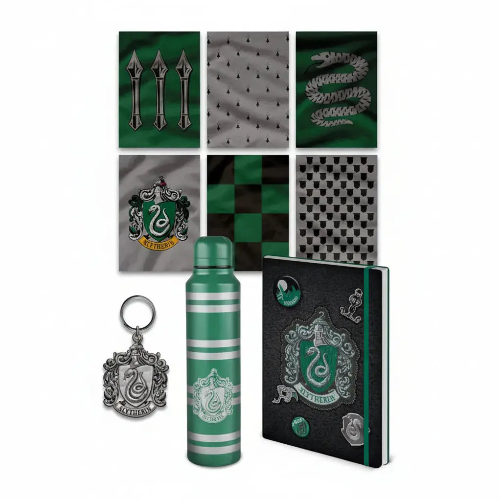 Coffret Cadeau premium Crest Serpentard -  La boutique Aux 2 Balais
