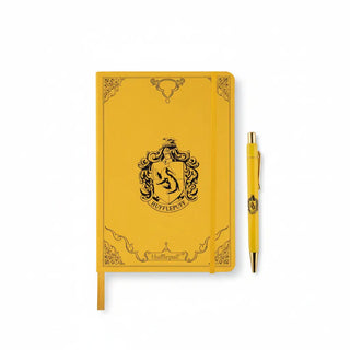 Coffret Deluxe Poufsouffle Harry Potter - Carnet A5 + Stylo -  La boutique Aux 2 Balais