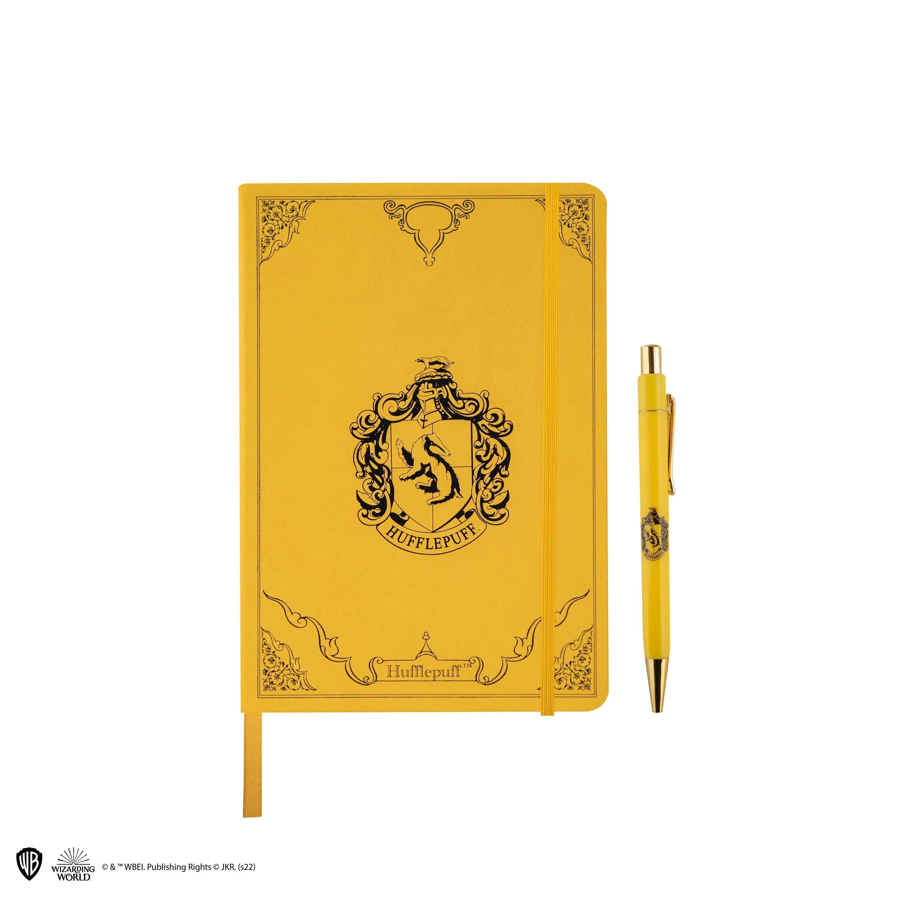 Coffret Deluxe Poufsouffle Harry Potter - Carnet A5 + Stylo -  La boutique Aux 2 Balais