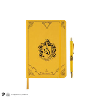 Coffret Deluxe Poufsouffle Harry Potter - Carnet A5 + Stylo -  La boutique Aux 2 Balais