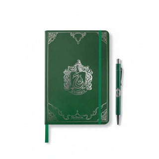 Coffret Deluxe Serpentard Harry Potter - Carnet A5 + Stylo -  La boutique Aux 2 Balais