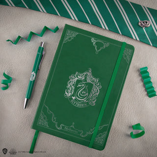 Coffret Deluxe Serpentard Harry Potter - Carnet A5 + Stylo -  La boutique Aux 2 Balais