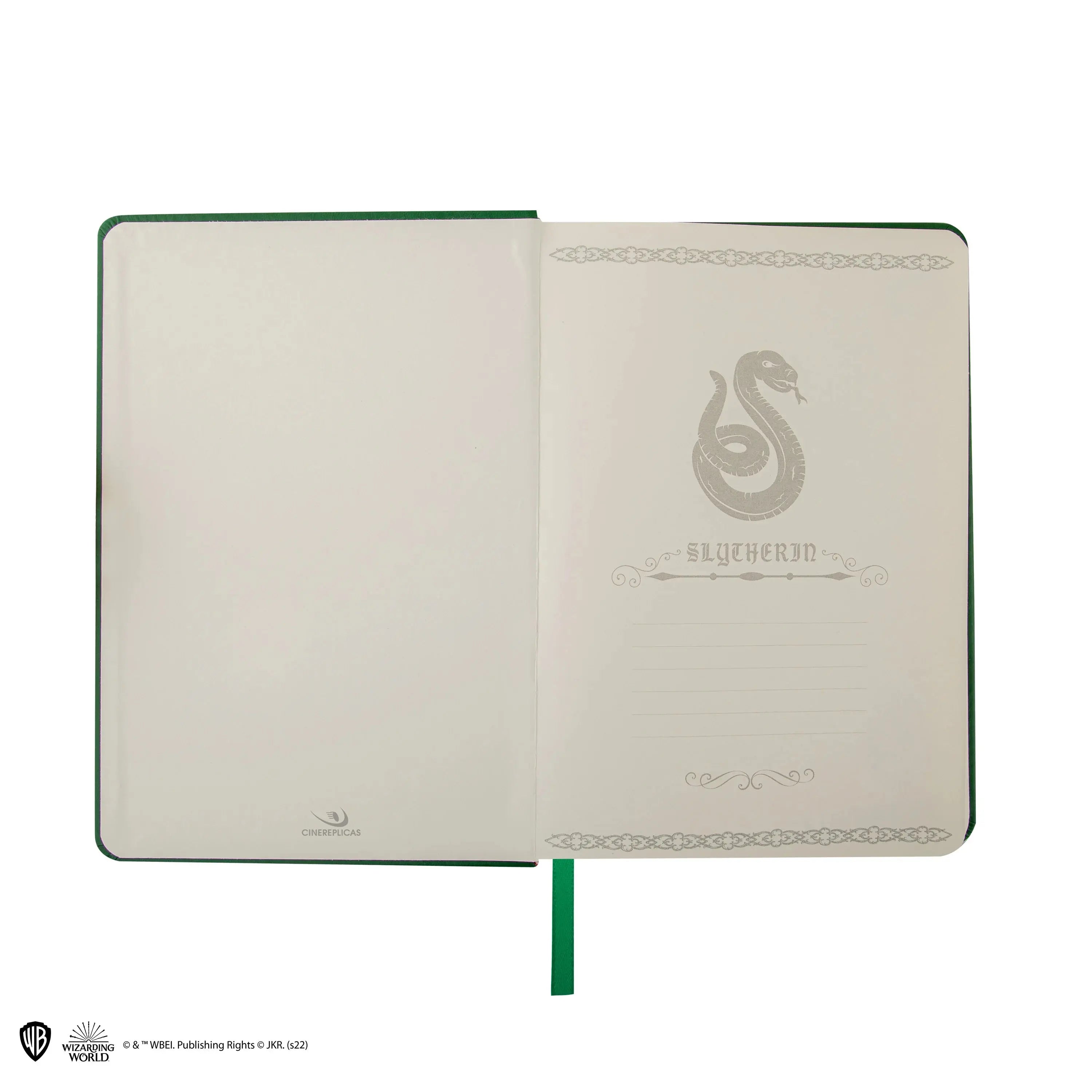 Coffret Deluxe Serpentard Harry Potter - Carnet A5 + Stylo -  La boutique Aux 2 Balais