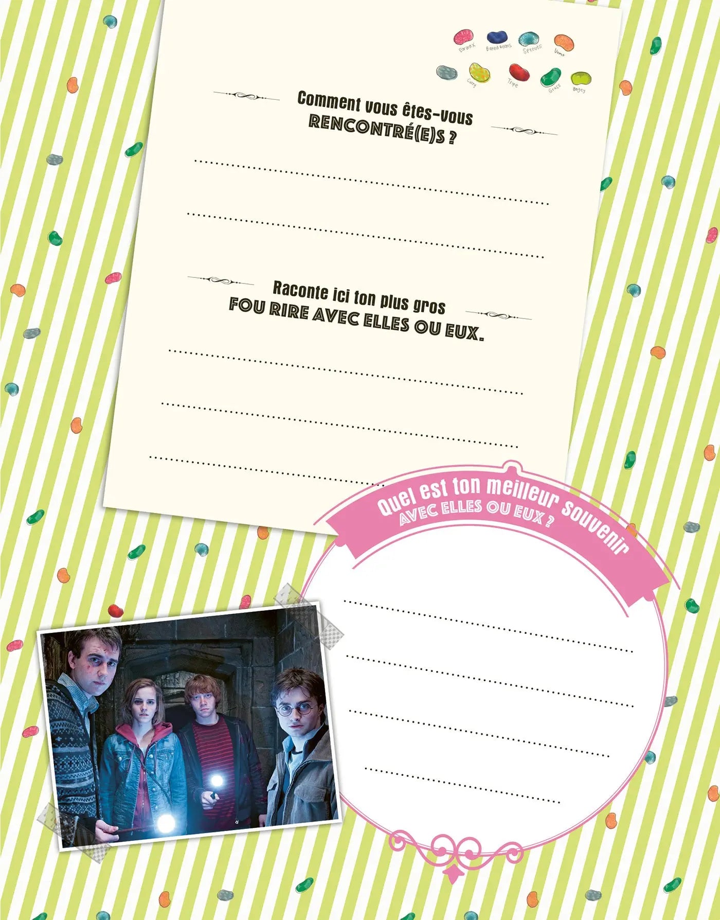 Coffret Journal Secret Harry Potter Honeydukes -  La boutique Aux 2 Balais
