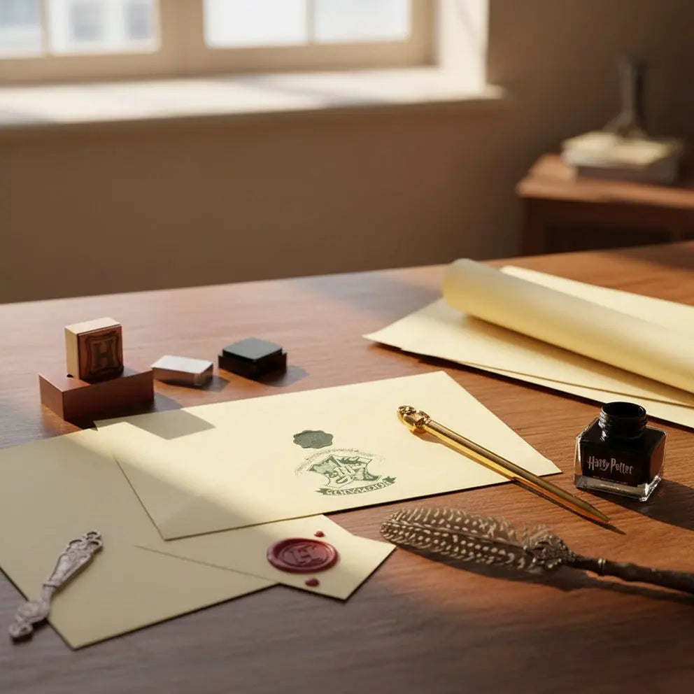Coffret calligraphie Harry Potter set d’écriture magique -  La boutique Aux 2 Balais