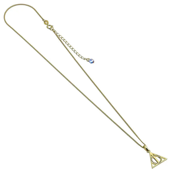 Collier Harry Potter Argent 925 Plaqué Or avec Cristaux Édition Limitée -  La boutique Aux 2 Balais