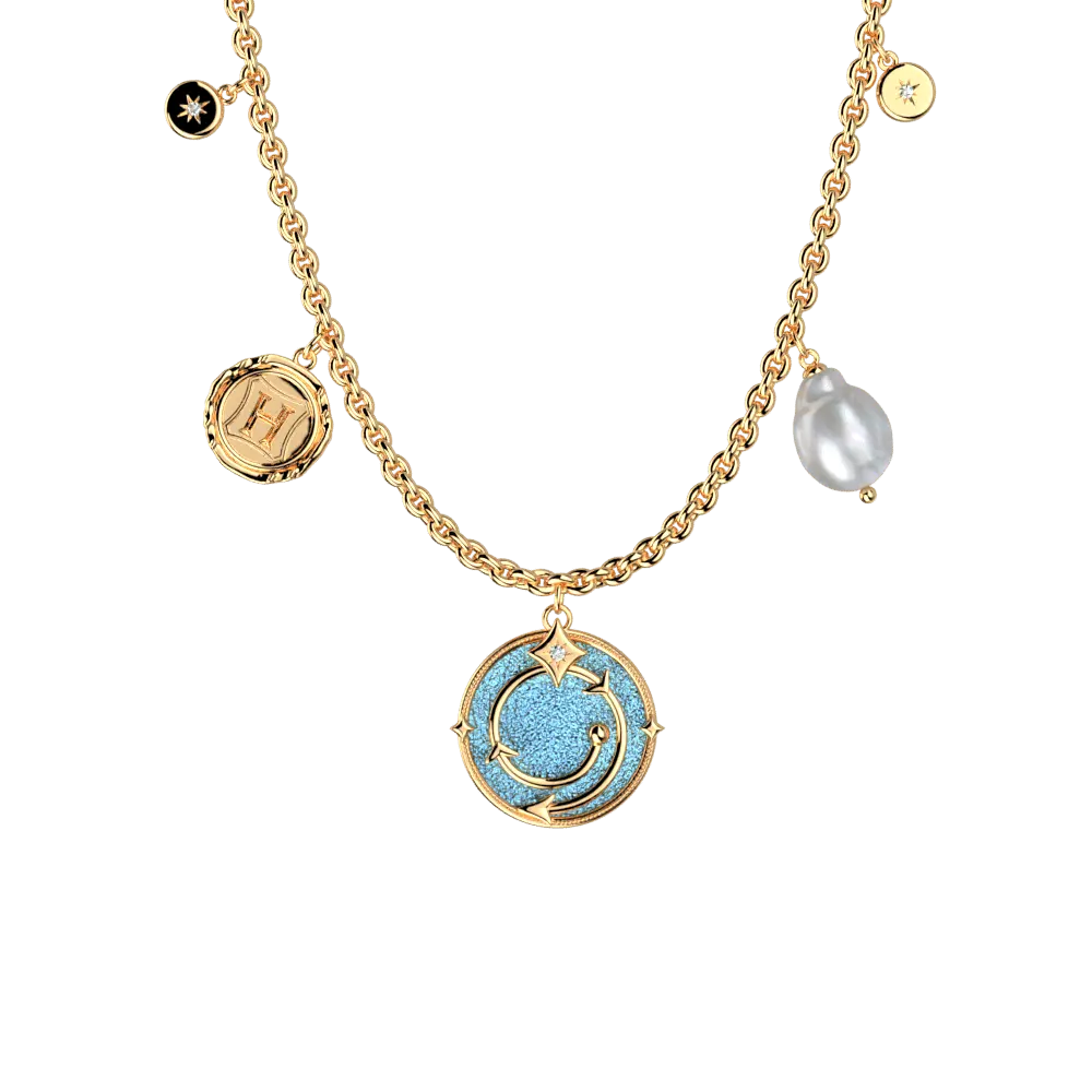 Collier Pampilles Enchantement Harry Potter - Doré