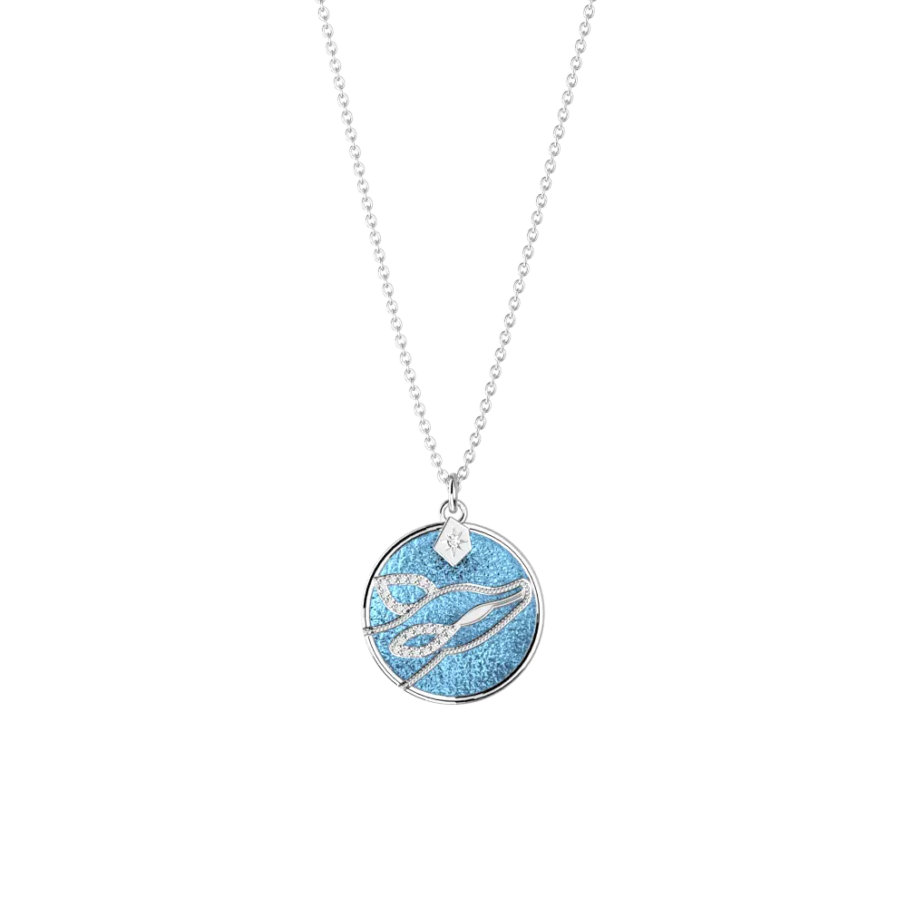 Collier Patronus Biche Harry Potter - Argenté