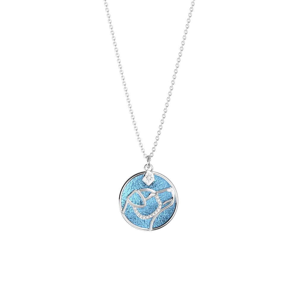 Collier Patronus Chien Harry Potter - Argenté