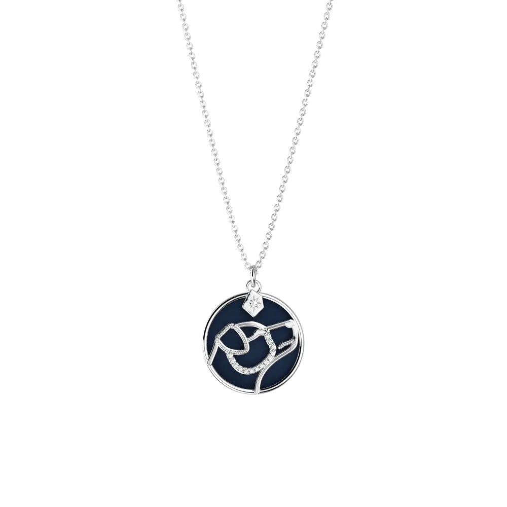 Collier Patronus Chien Harry Potter - Argenté