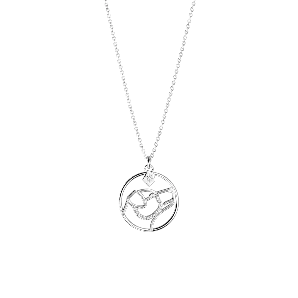 Collier Patronus Chien Harry Potter - Argenté