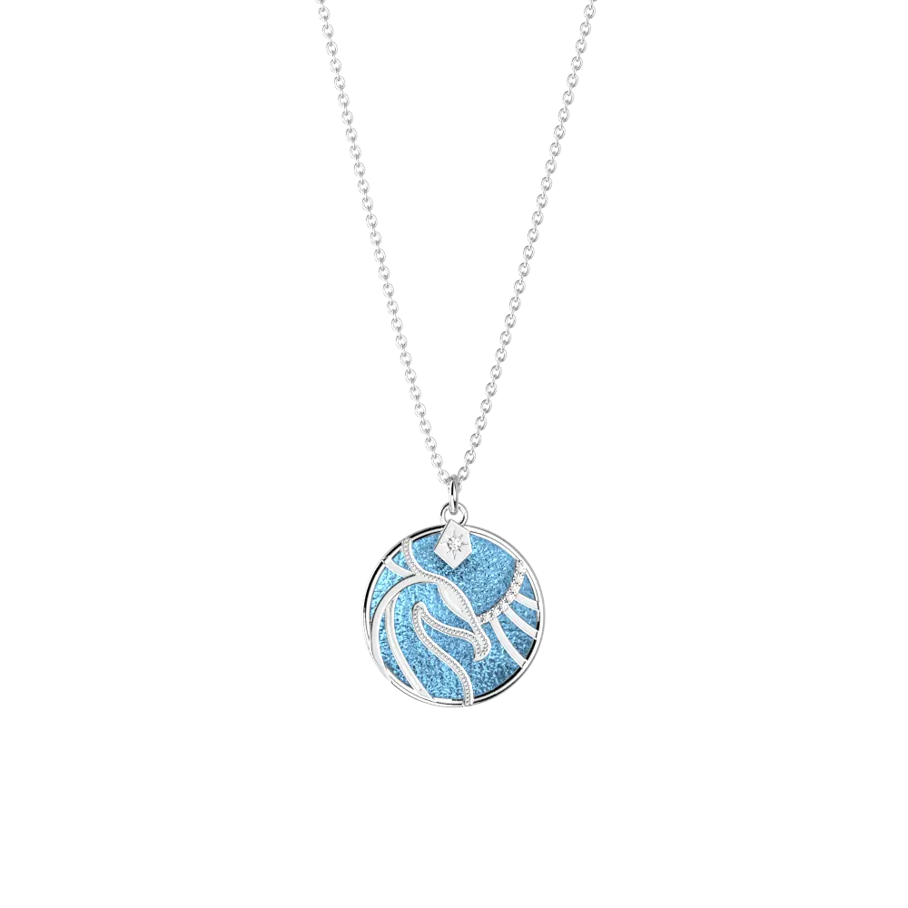 Collier Patronus Phoenix Harry Potter - Argenté