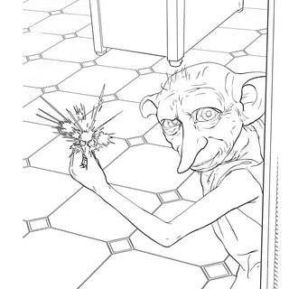 Coloriages Harry Potter Phosporescents -  La boutique Aux 2 Balais