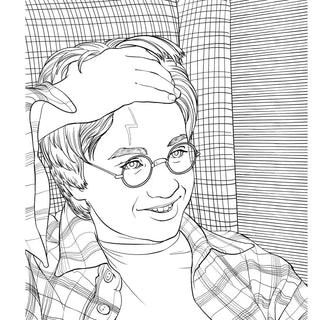 Coloriages Harry Potter Phosporescents -  La boutique Aux 2 Balais