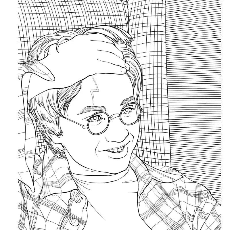 Coloriages Harry Potter Phosporescents -  La boutique Aux 2 Balais