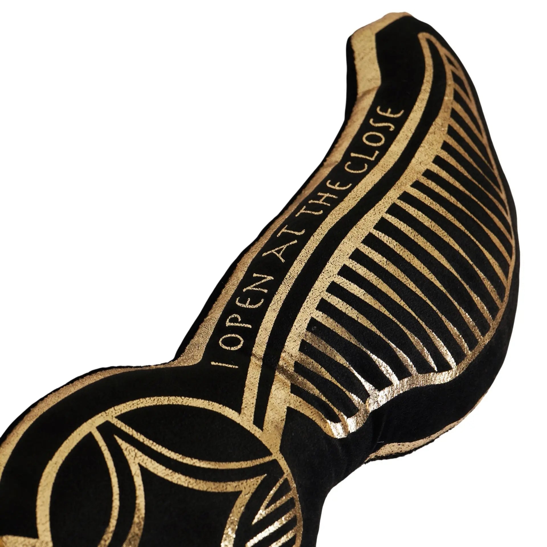 Coussin velours Vif d'or