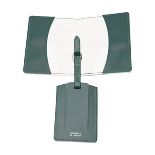 Couverture Passeport + Etiquette Bagage Serpentard -  La boutique Aux 2 Balais