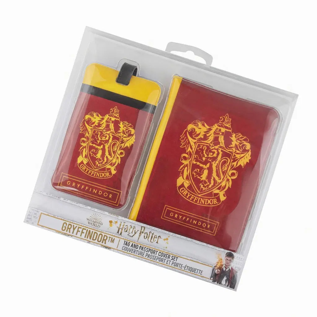 Couverture de Passeport et Étiquette Bagage Gryffondor -  La boutique Aux 2 Balais
