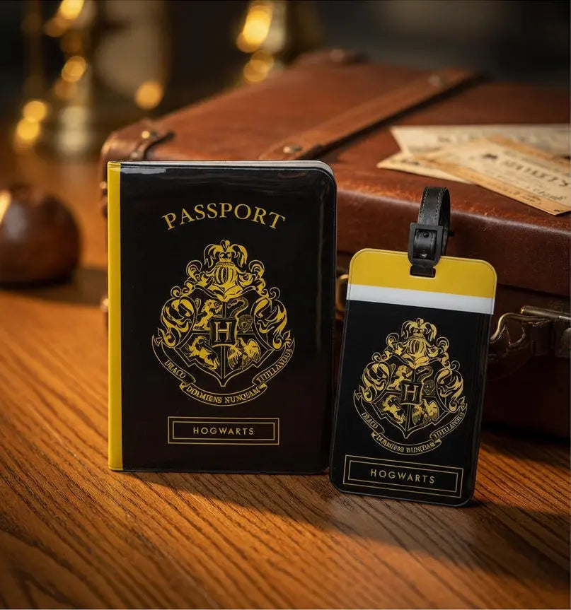 Couverture de Passeport et Étiquette Bagage Poudlard -  La boutique Aux 2 Balais