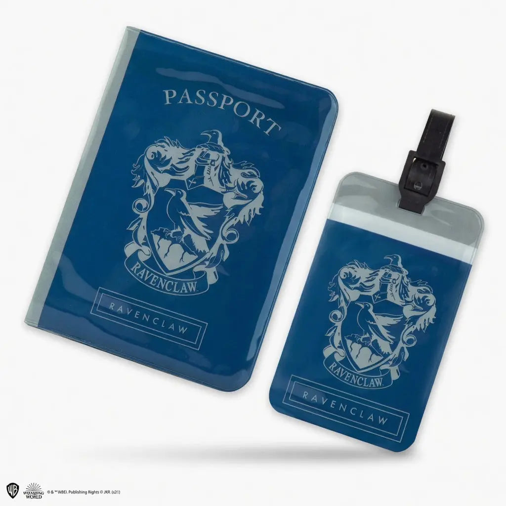 Couverture de Passeport et Étiquette Bagage Serdaigle -  La boutique Aux 2 Balais