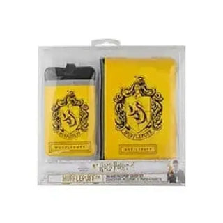 Couverture de Passeport et Porte-étiquette Poufsouffle -  La boutique Aux 2 Balais