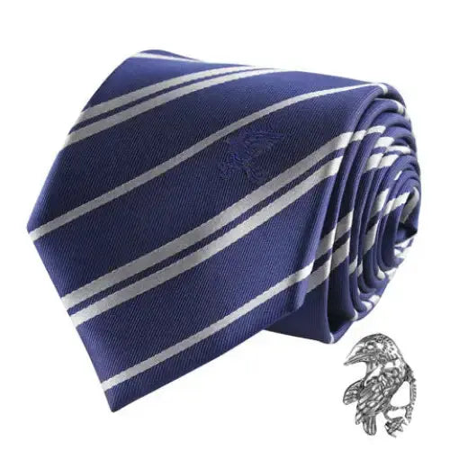 Cravate Deluxe Serdaigle avec pin’s - Harry Potter -  La boutique Aux 2 Balais