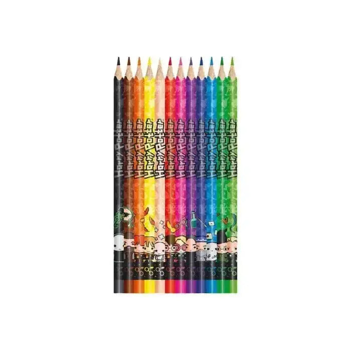 Crayons de couleur Harry Potter - 12 pièces couleur intense -  La boutique Aux 2 Balais