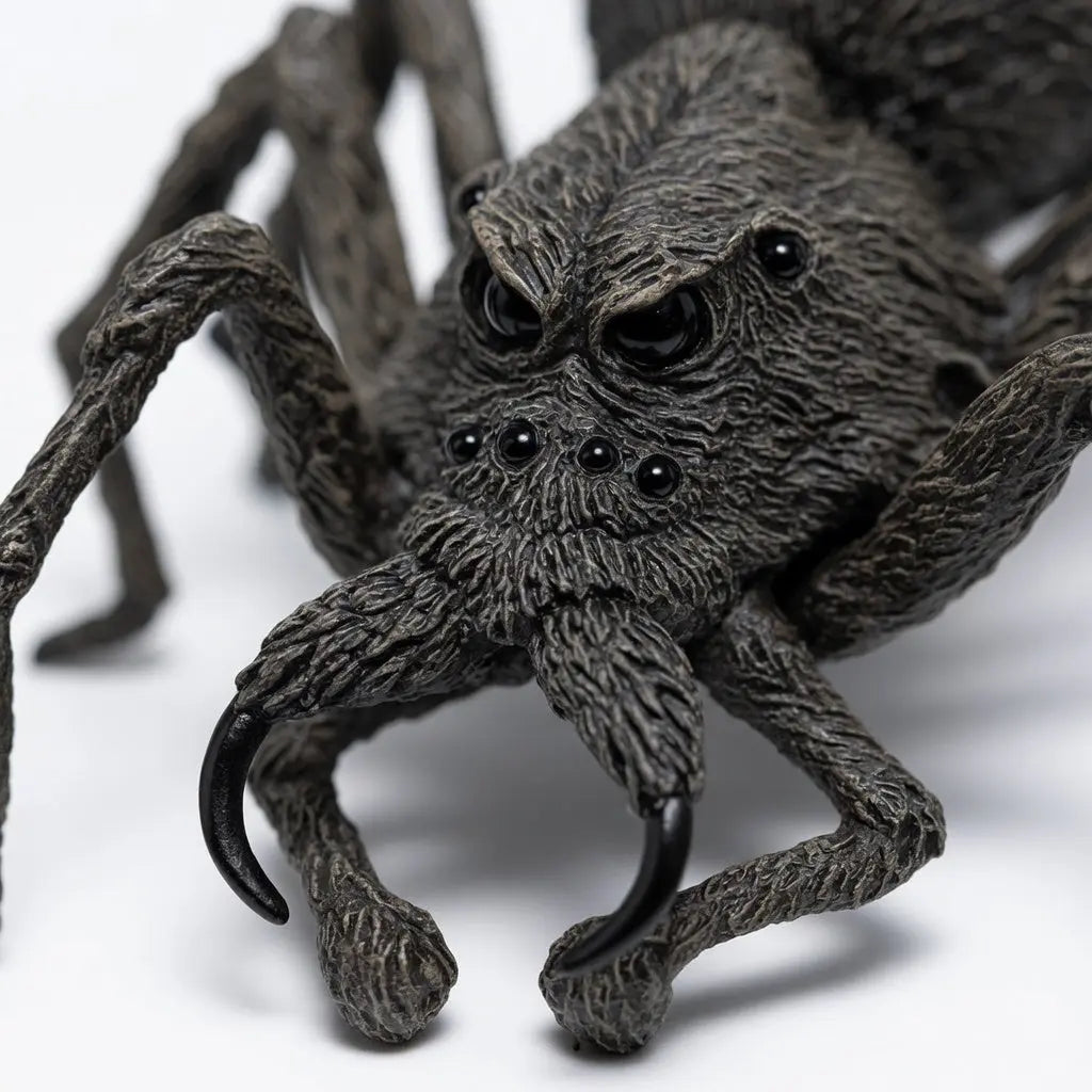 Figurine Aragog Acromantule posee sur etagere collection Harry Potter boite collector Noble Collection