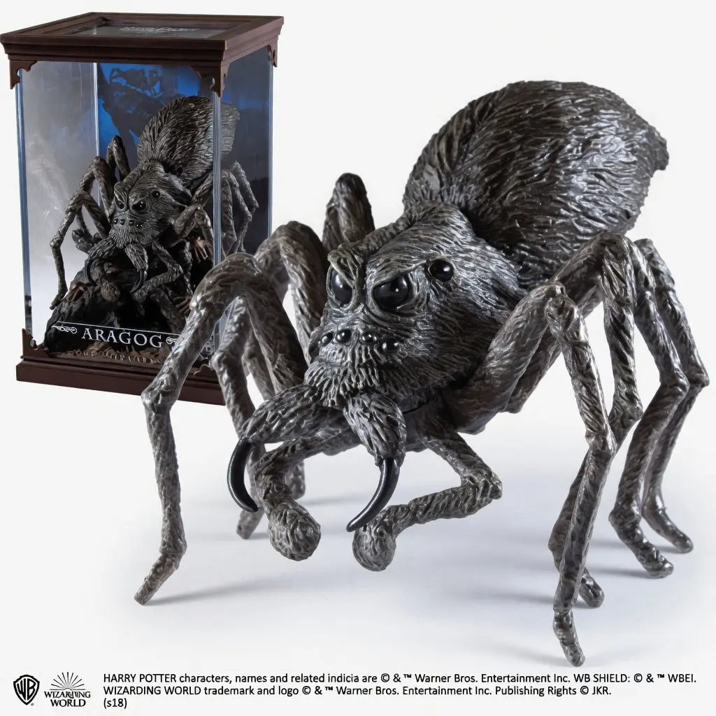 Figurine Aragog Noble Collection boite collector transparente presentation cadeau fan HP