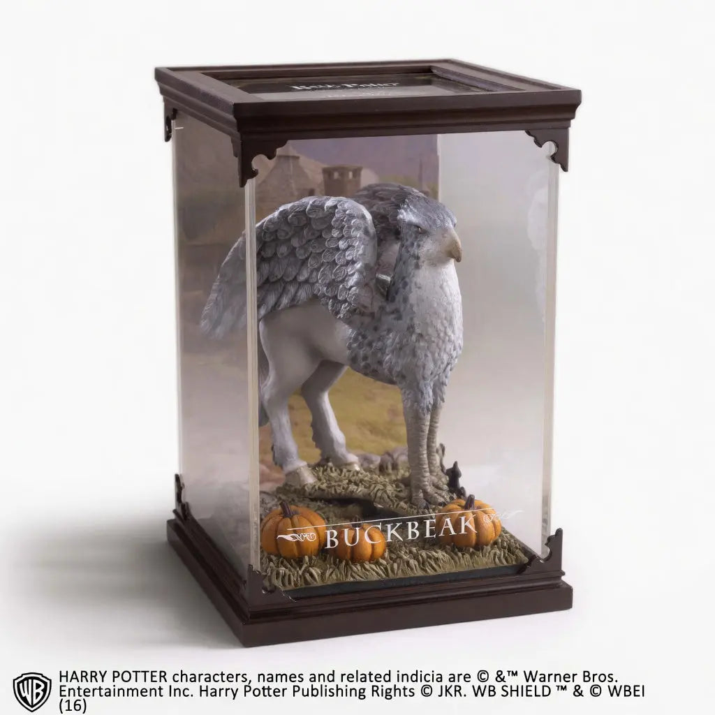 Detail ailes et plumes figurine Buckbeak hippogriffe Harry Potter Noble Collection PVC peint