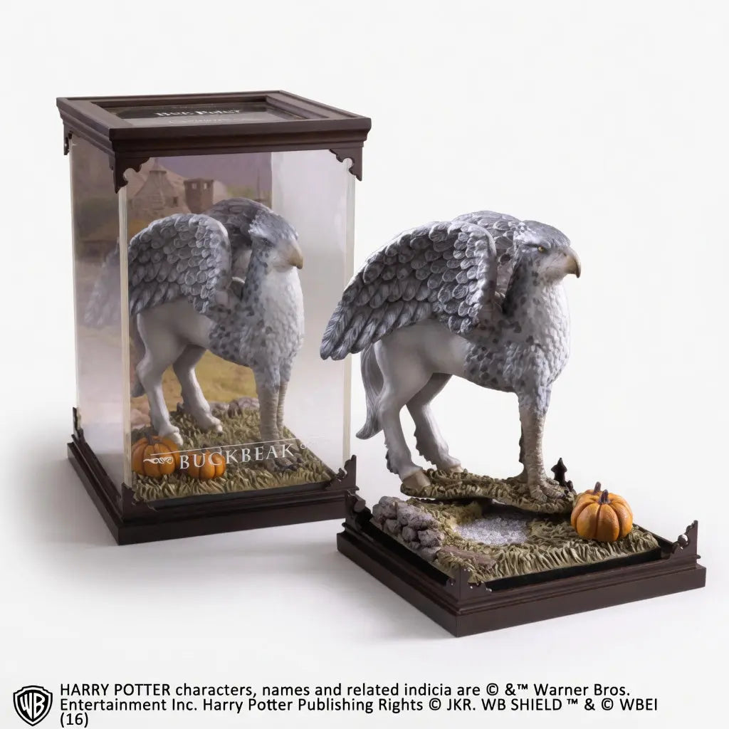 Figurine Buckbeak Noble Collection boite collector transparente presentation cadeau fan HP