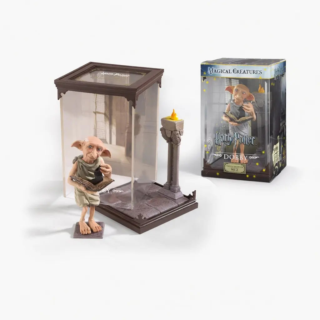 Figurine Dobby Noble Collection boite collector transparente presentation cadeau fan Harry Potter