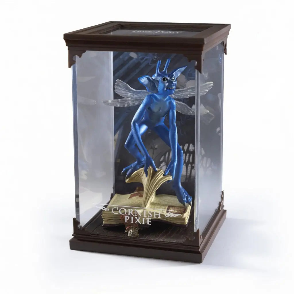 Detail pose espiegle regard malicieux figurine Lutin de Cornouailles Harry Potter Noble Collection PVC