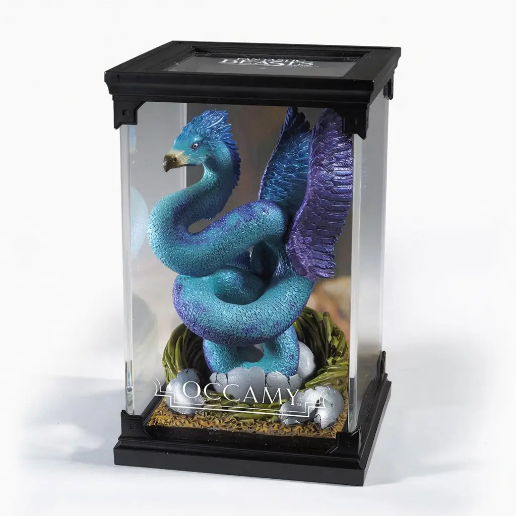 Detail corps en S ailes deployees figurine Occamy mi-serpent mi-oiseau Animaux Fantastiques Noble Collection