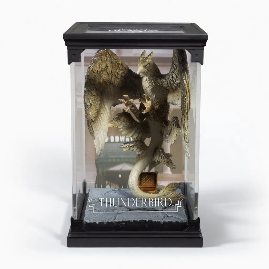 Figurine Oiseau-Tonnerre Animaux Fantastiques Noble Collection PVC peint a la main grande envergure 17cm