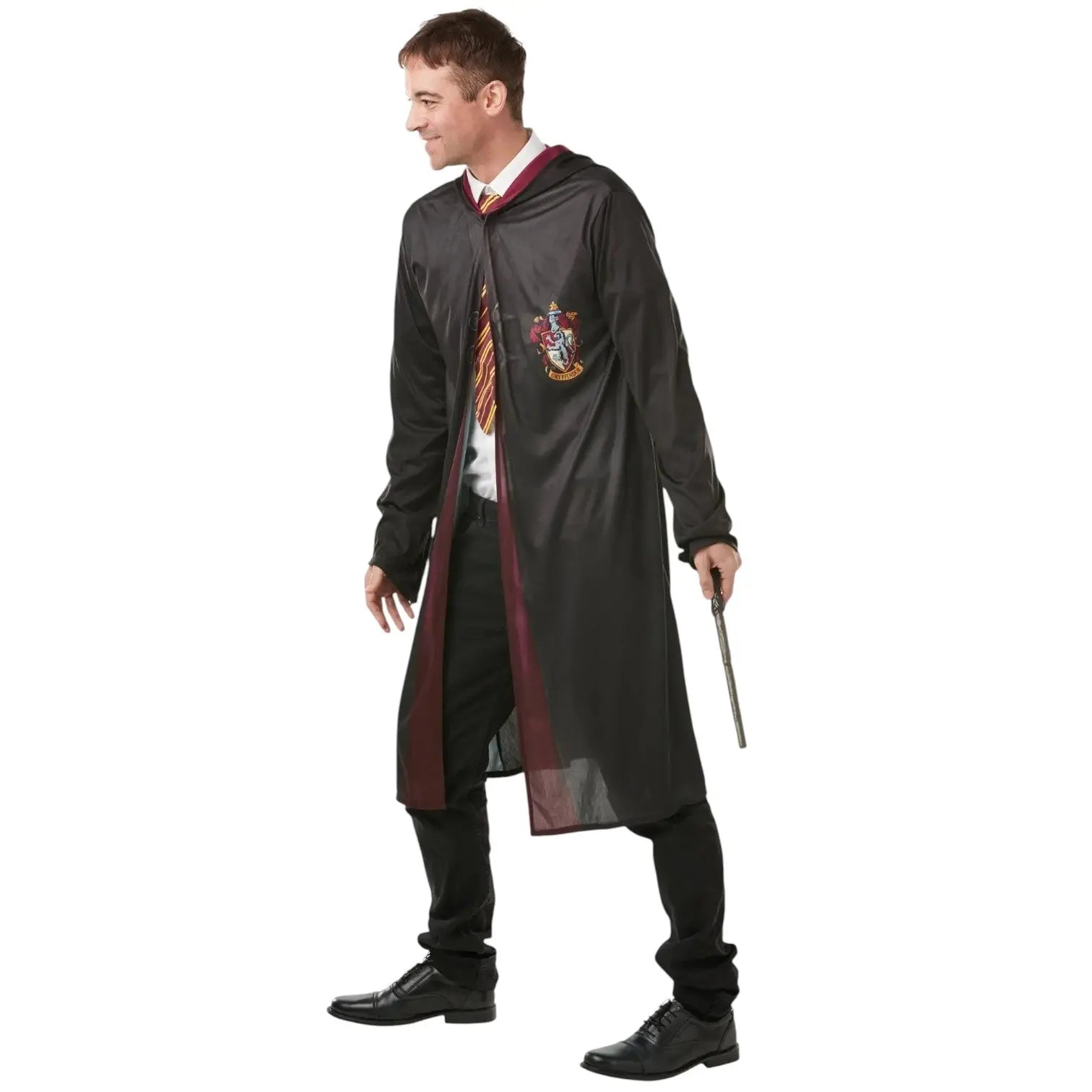 Disfraz de adulto de Gryffindor - Túnica de mago con accesorios Talla única