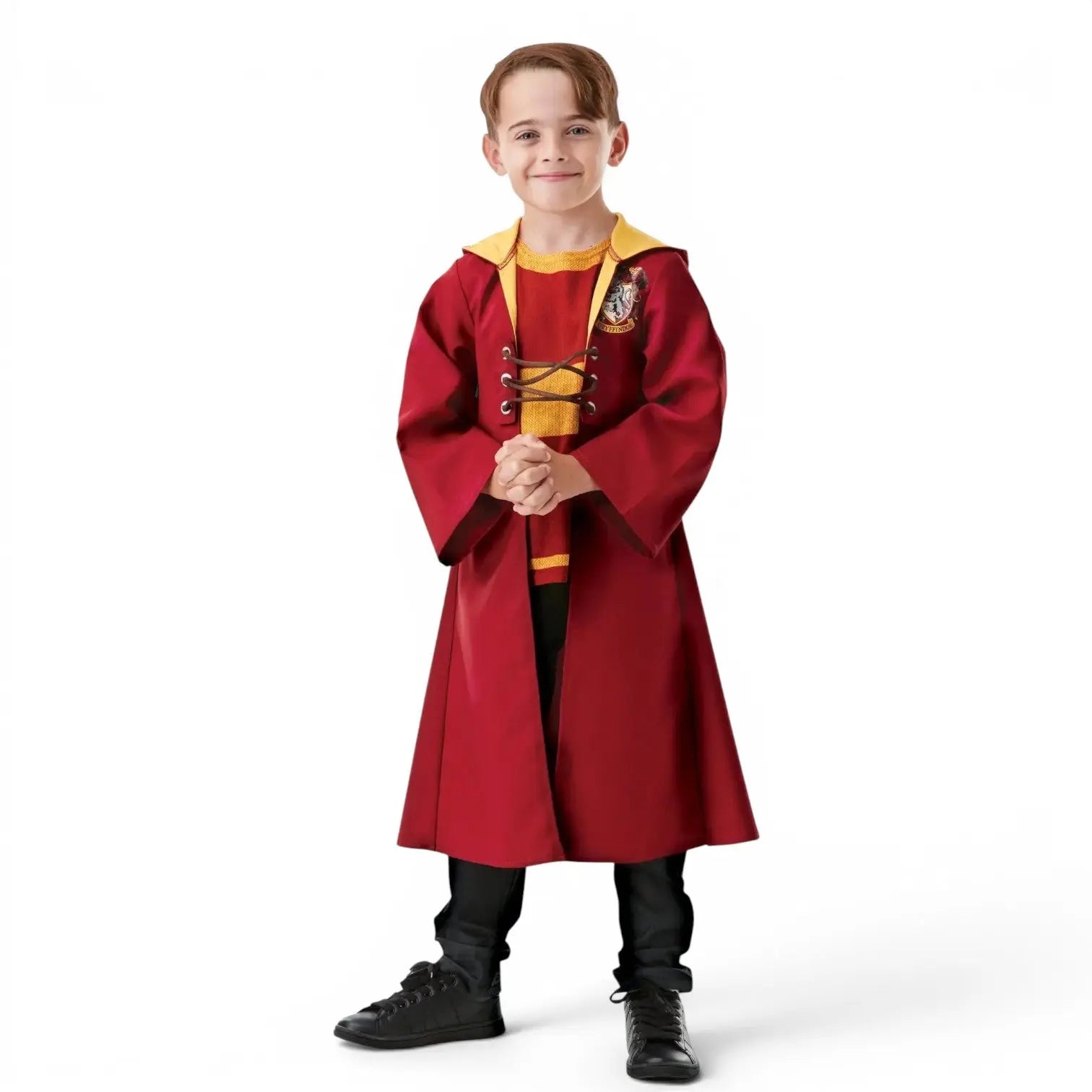 Déguisement Quidditch Gryffondor Enfant - Cape Rouge et Or 5-10 ans