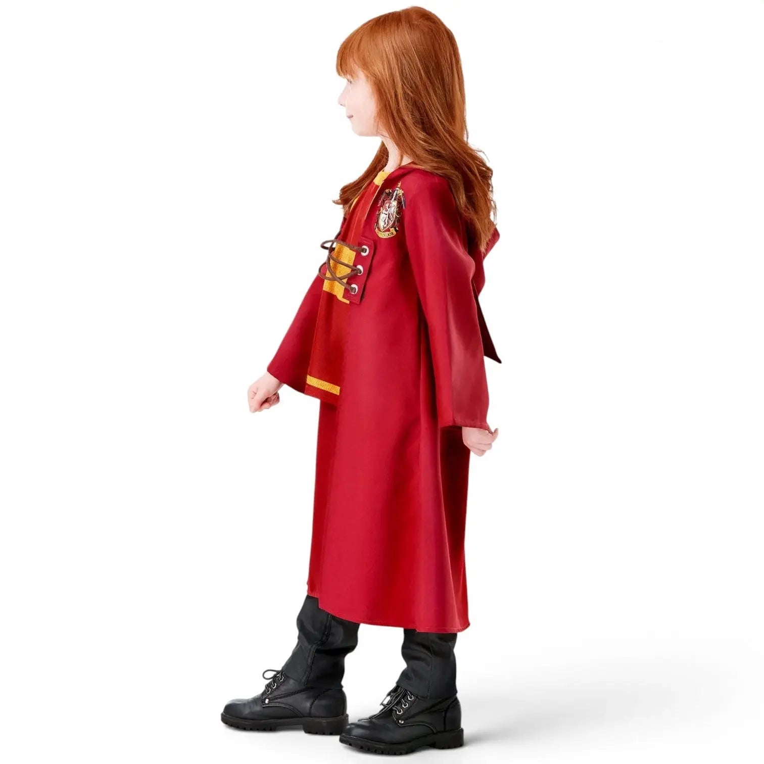 Disfraz de Quidditch Gryffindor Infantil - Capa Roja y Dorada 5-10 años