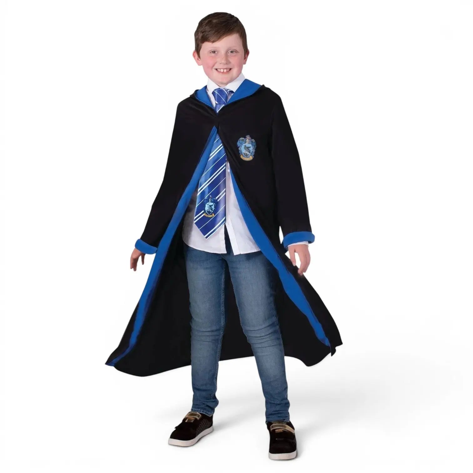Déguisement Serdaigle Enfant - Robe Sorcier avec Capuche 11-14 ans