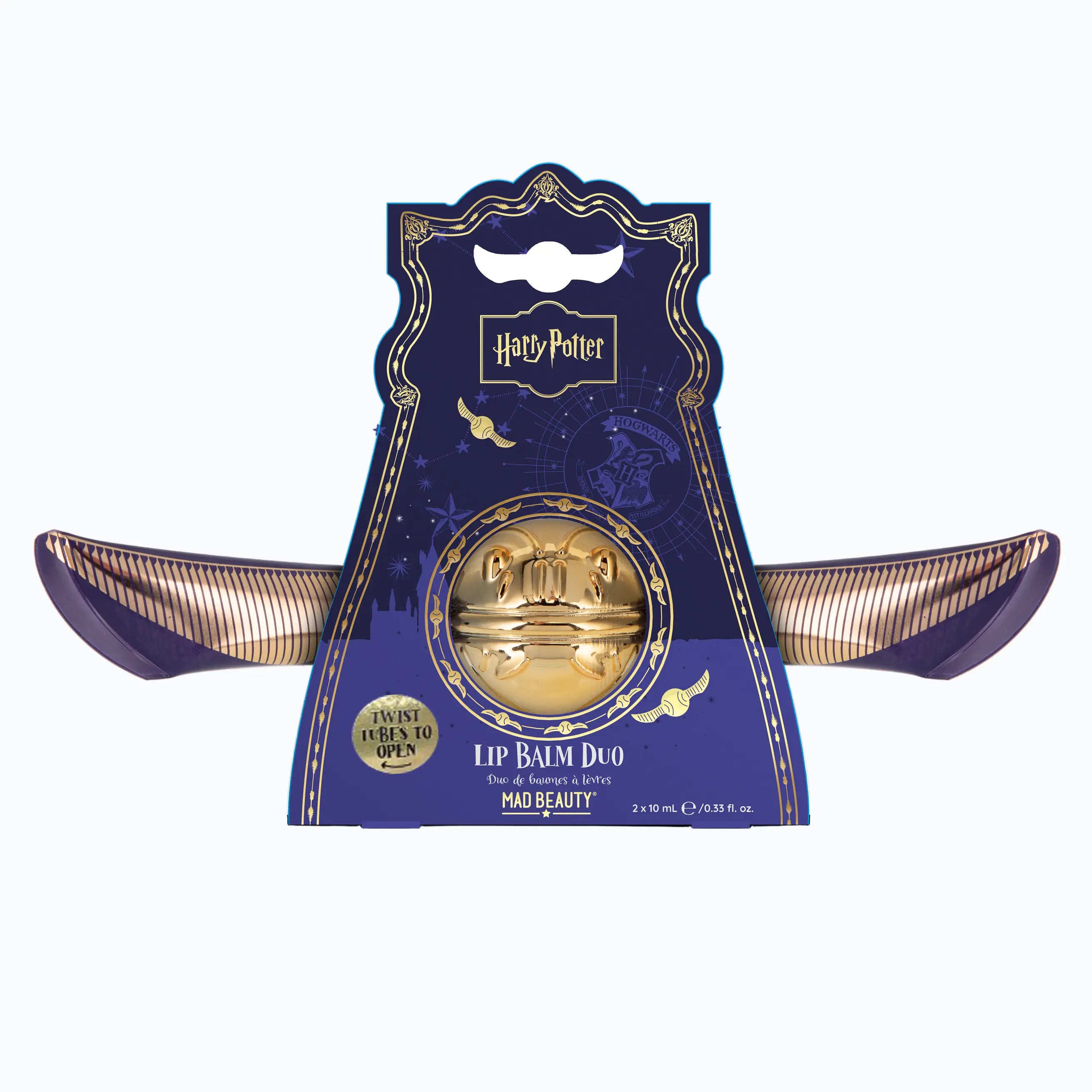 Duo Baumes à Lèvres Vif d'Or Harry Potter - Vanille et Cerise -  La boutique Aux 2 Balais