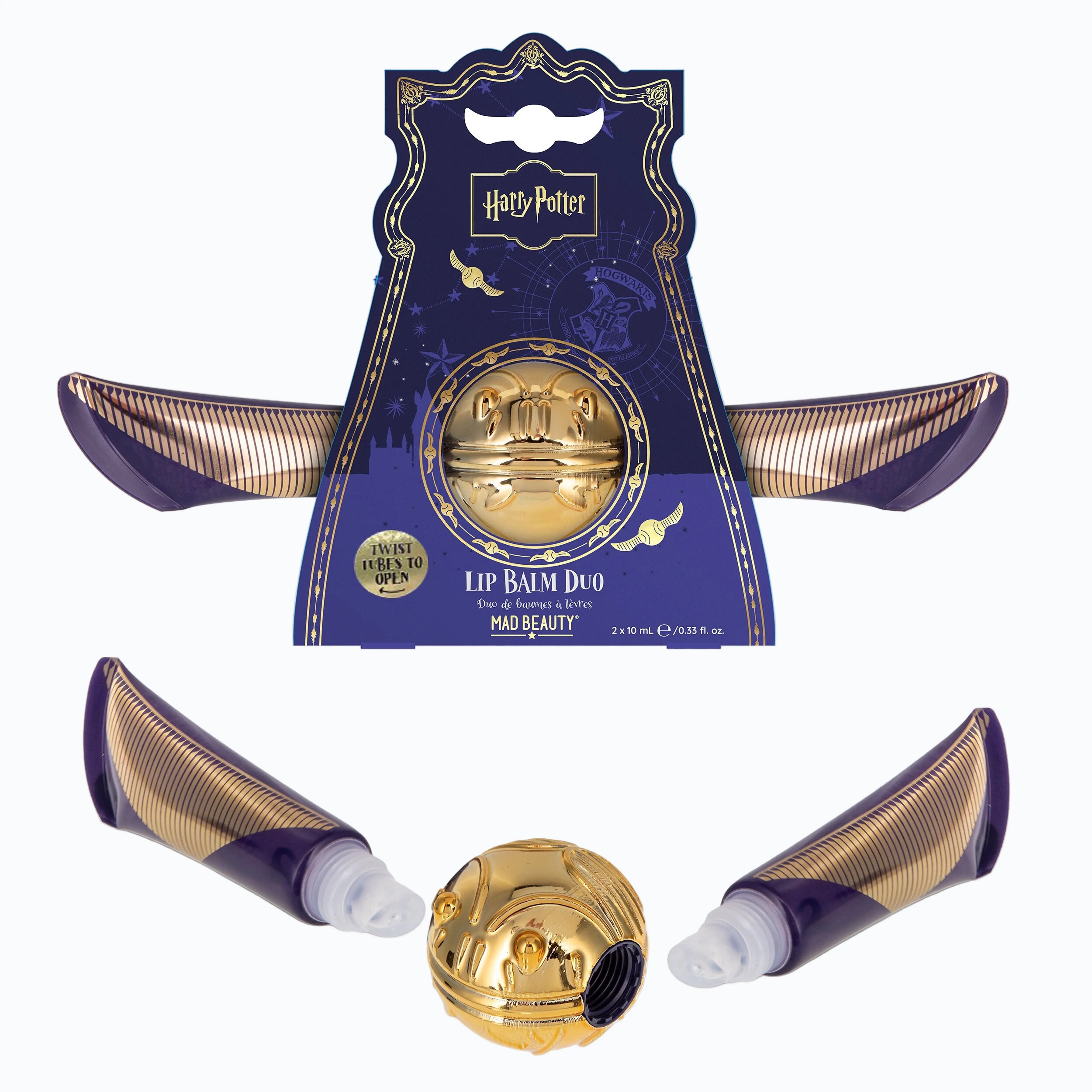 Duo Baumes à Lèvres Vif d'Or Harry Potter - Vanille et Cerise -  La boutique Aux 2 Balais
