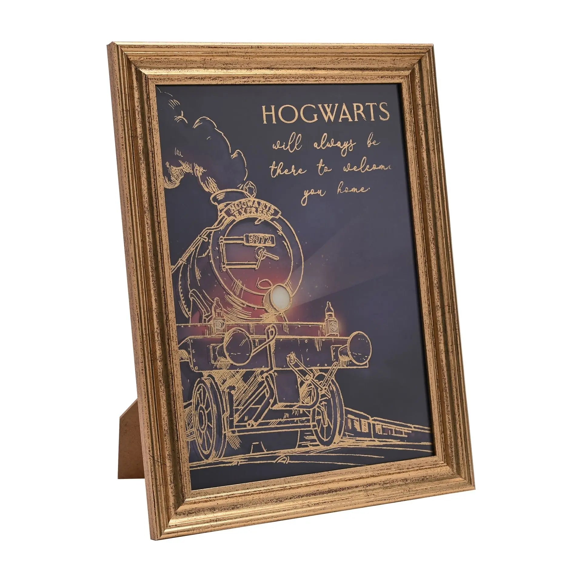 Ensemble 2 cadres Hogwarts & Hogwarts Express -  La boutique Aux 2 Balais